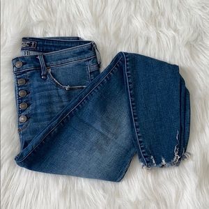 Abercrombie Simone High Rise Ankle Jeans